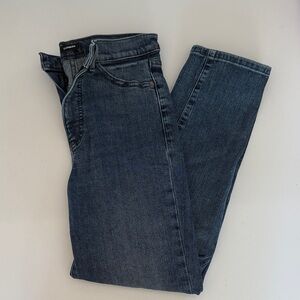 Express Dark Blue Denim Skinny Slim Jeans